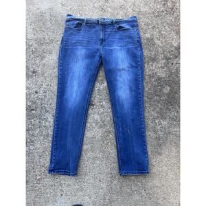 SEVEN7 Slim Fit Jeans Mens 40x32 Blue Stretch Denim Premium Casual Pants